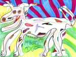 "M'boti Dog" 2004 (30x40 cm)