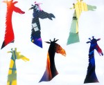 "Melange Of Giraffe" 2003 (30x30 cm)